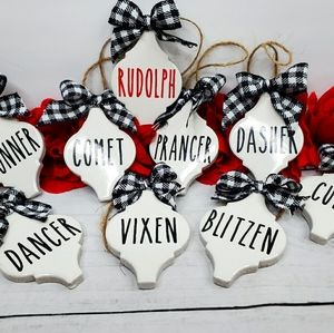 Rae dun inspired ornaments Reindeer